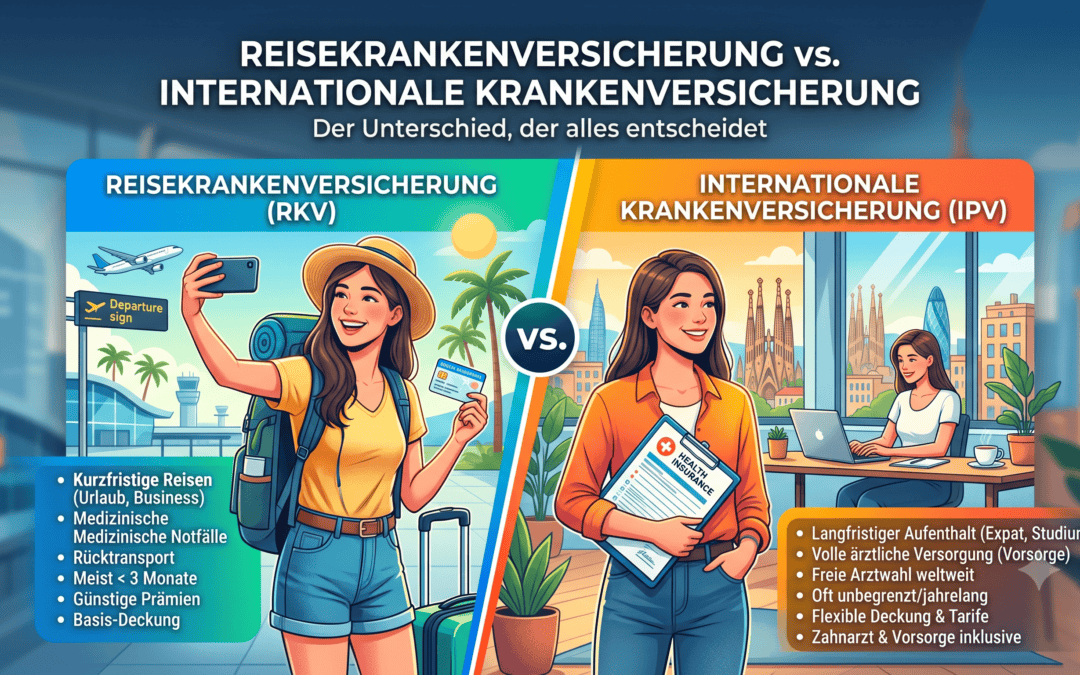 Reisekrankenversicherung vs. internationale Krankenversicherung: Der Unterschied, der alles entscheidet