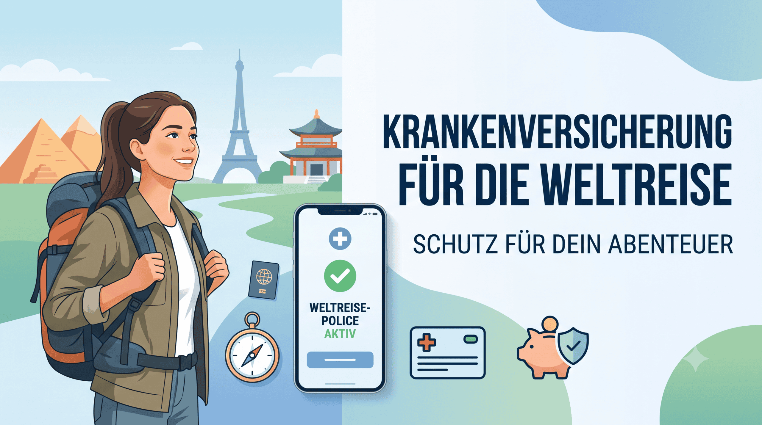 Krankenversicherung für die Weltreise