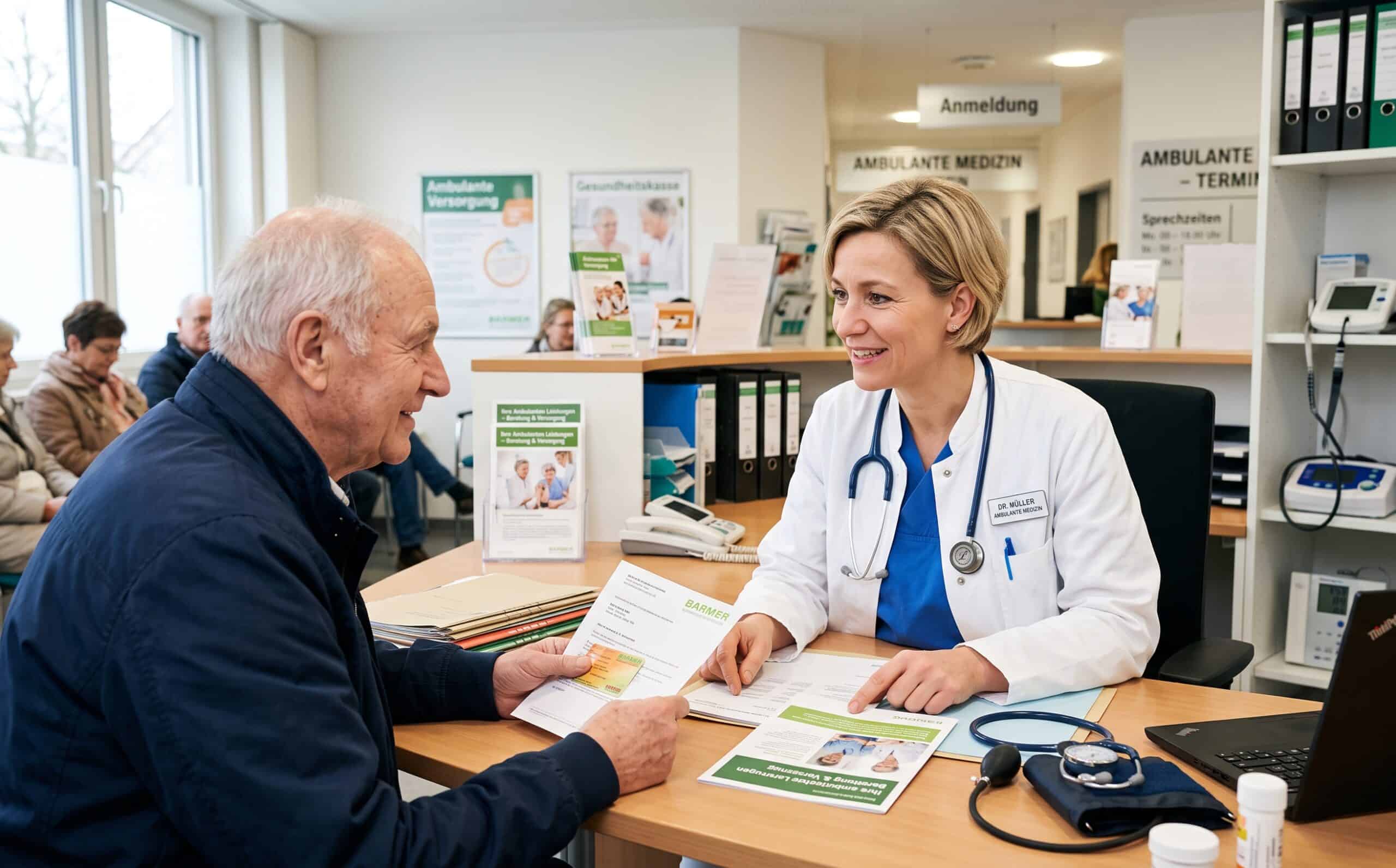Ärztliche Beratung zu ambulanten Leistungen in der Krankenversicherung